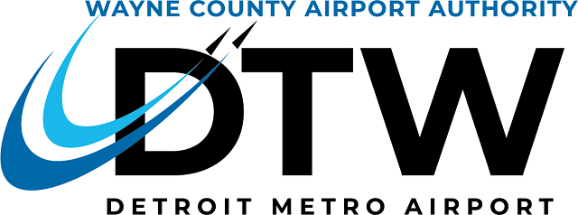 DTW Airport Logo - Click to Visit Metro Airport Website